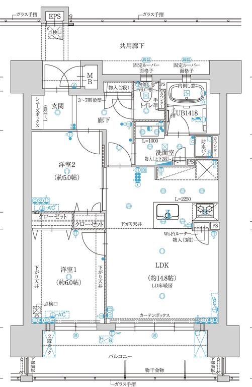 オーヴィジョン新山口駅前ザ・プライム_間取り_0