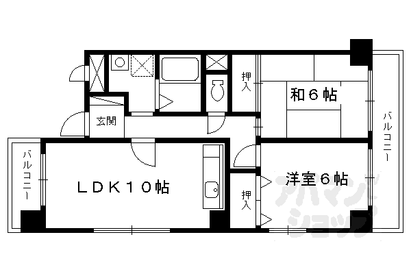 カーネルヒルの間取り写真
