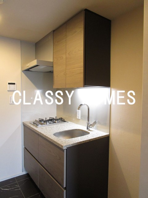 キッチン　2021年竣工　ザ・パークハビオ南大井：キッチン