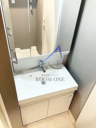 洗面設備　洗面台です。