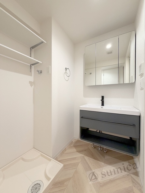 洗面設備　洗面脱衣所付き！独立洗面台が便利です♪♪