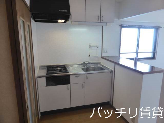 キッチン　別号室の画像。現況を優先します。