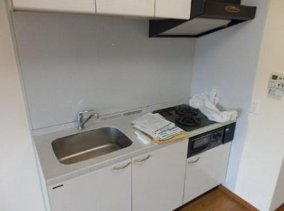キッチン　2口の使いやすいキッチン☆