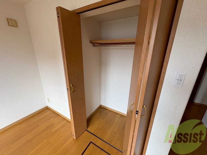 収納　クローゼットがありました。お洋服や荷物はここへ