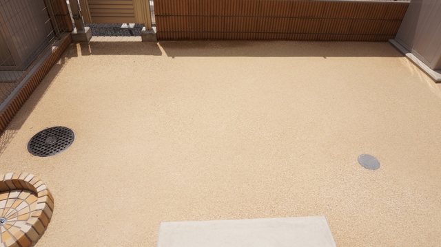 庭　図面と現状に相違がある場合には現状を優先