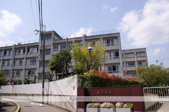 中学校　第十三中学校（中学校）まで291m