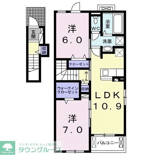 リアンIの間取り写真
