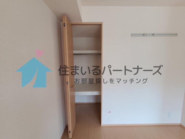 収納　たっぷりとした収納スペースです