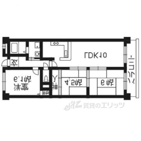 ユニライフ宇治六番館の間取り写真