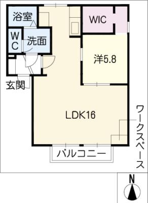 サンロイヤル北方B棟の間取り写真
