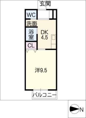 パリオ99の間取り写真
