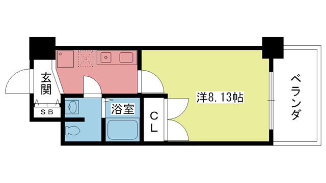 ONE ROOF FLAT NISHINOMIYAの間取り写真