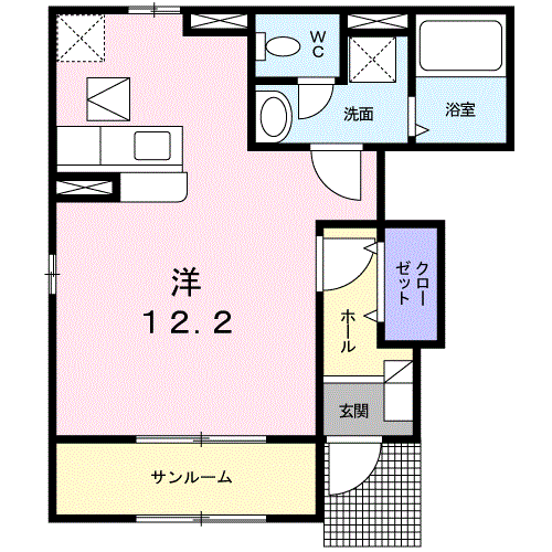 ペルラIの間取り写真