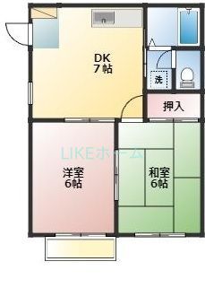 フロンティアの間取り写真