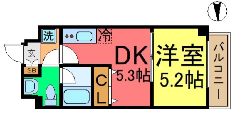 ラフィスタ新小岩IIIの間取り写真
