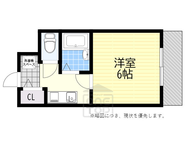 ウエストコート江坂の間取り写真