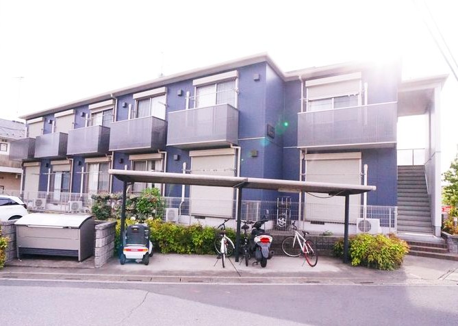 建物外観　単身者入居限定のシャーメゾンです！！