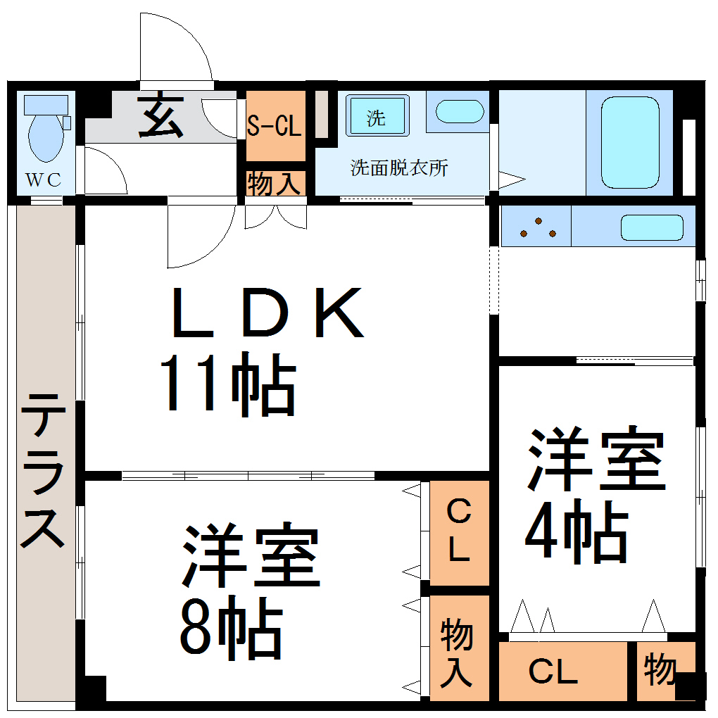 ソレイユの間取り写真