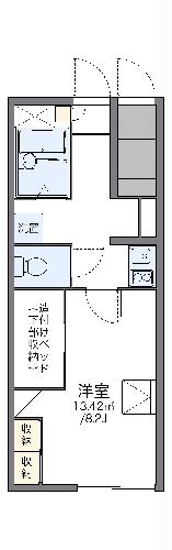 レオパレスＬｉｔｏｒａｌｅの間取り