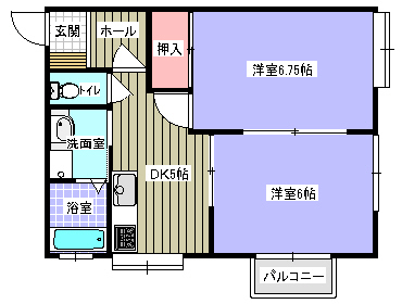 シャルムの間取り