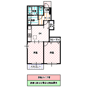 メゾンソレイユIの間取り