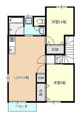 ハッピーライフの間取り