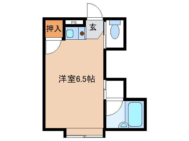 岐阜市菅生のアパートの間取り