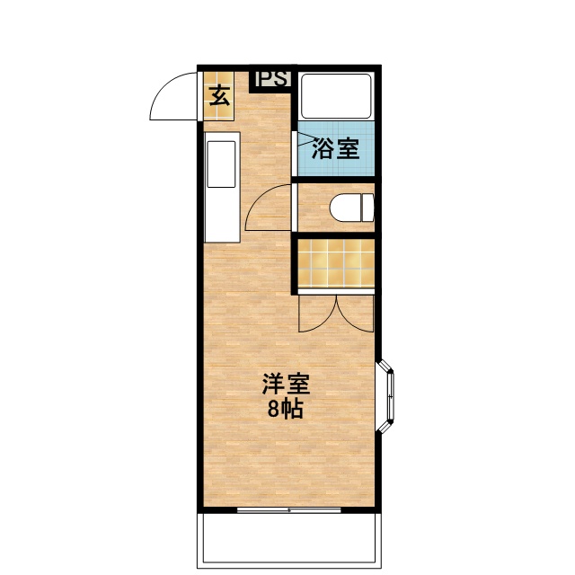 鹿児島市紫原のマンションの間取り