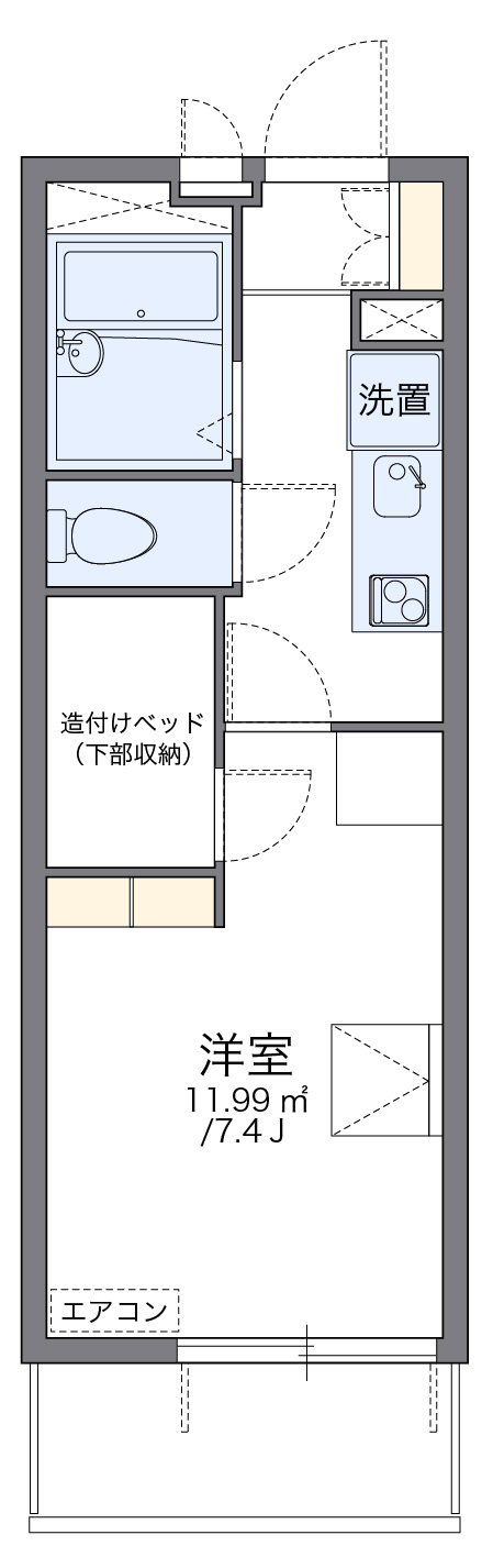 プレジデンス豊田の間取り