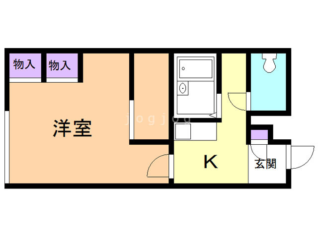 レオパレスあしたばの間取り