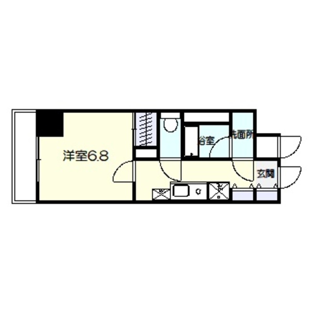 サザンクレスト堺東の間取り