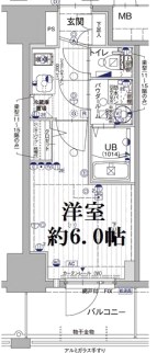 神戸市兵庫区西上橘通のマンションの間取り