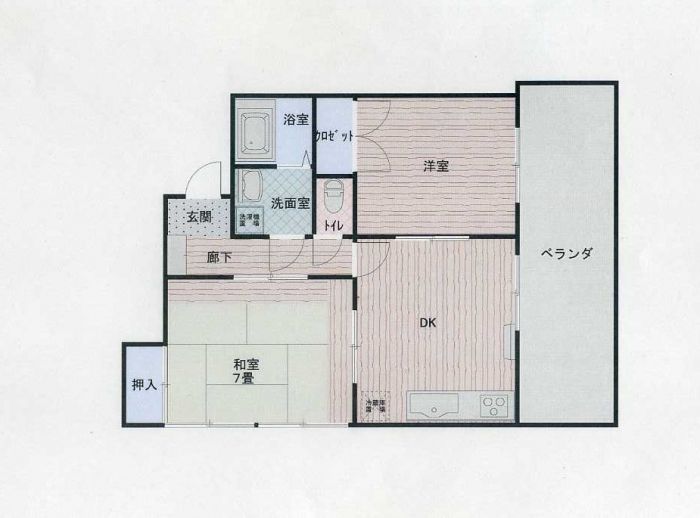 津山ドライ高野ビルの間取り