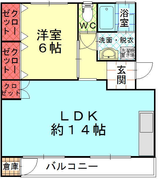 コーポ伊藤の間取り