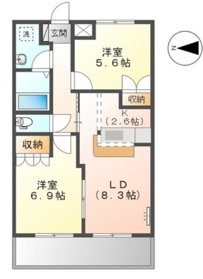 サンプレスの間取り