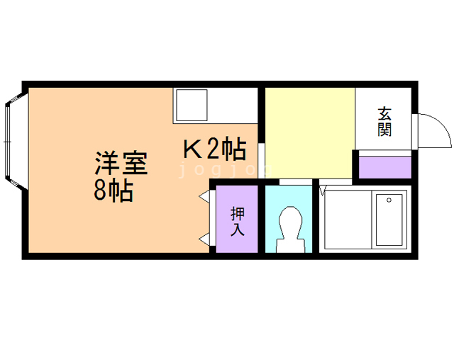 藤井ビル北１０条の間取り