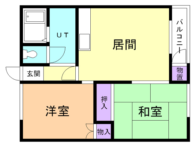 メゾン８番館の間取り