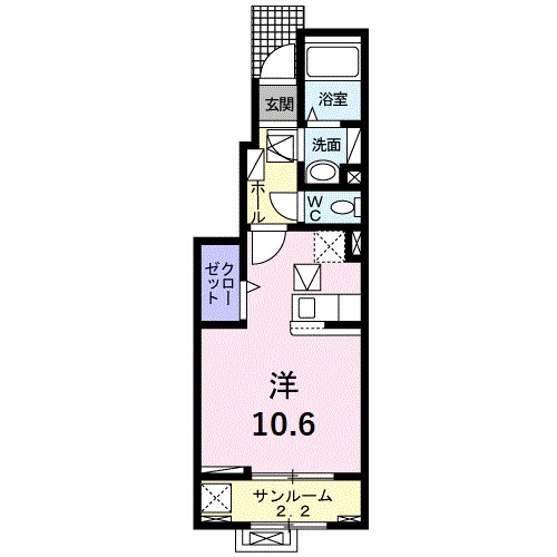 コロニラ　２１の間取り