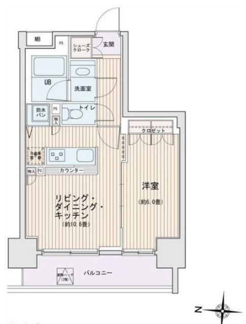 【エスティメゾン錦糸町IIの間取り】