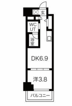 スパシエ千住大橋の間取り