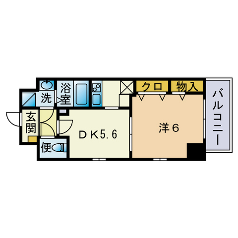 グラシオッソグランデ空港東の間取り