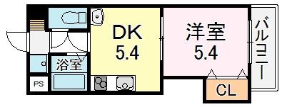 太陽ハイツ西大路の間取り