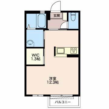 鈴鹿市中江島町のアパートの間取り