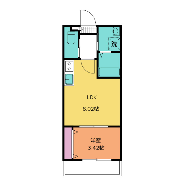 ＴＫＰ新松戸Iの間取り