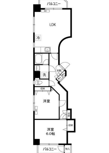 アネックスKMの間取り