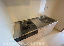 【大阪市阿倍野区丸山通のマンションのキッチン】