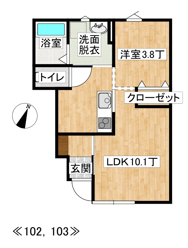 メゾン・チェロキーの間取り