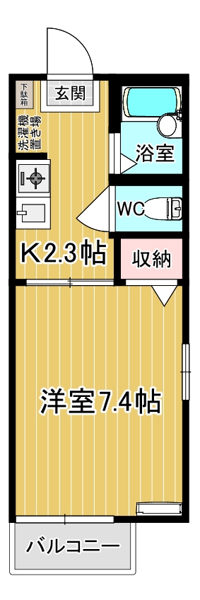 シャーメゾン睦Ｂの間取り