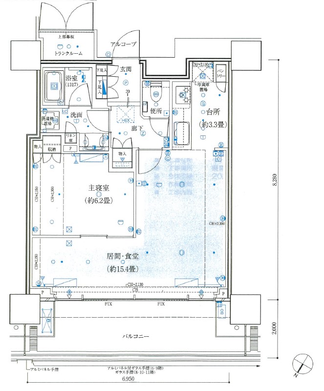 THE COURT神宮外苑の間取り