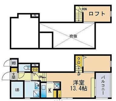 リアンレガーロ東比恵ステーションの間取り